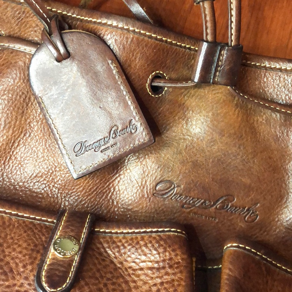 Dooney & Bourke genuine leather brown purse